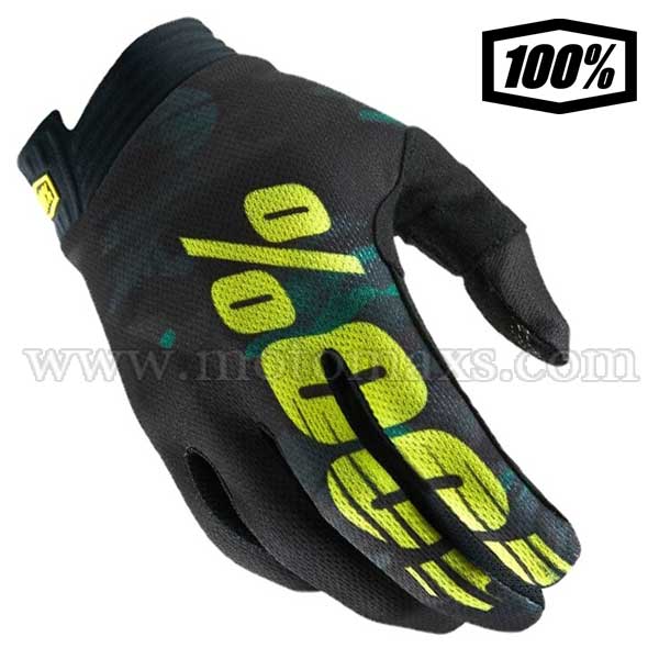 Guantes Cross 100% "iTrack" Camo.