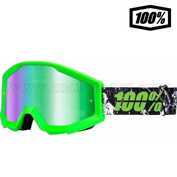 Gafas Cross 100% "Crafty Lime".