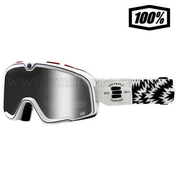 Gafas Cross 100% "Death Spray Custom" Gris.