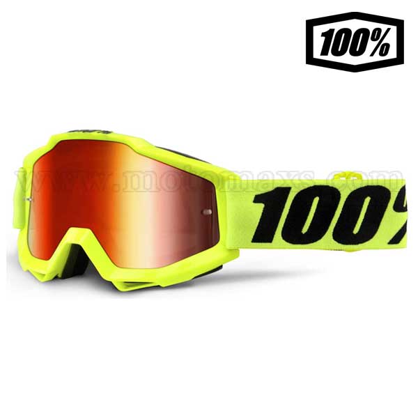 Gafas Cross 100% "Fluo".