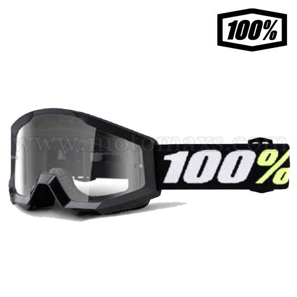 Gafas Cross 100% Infantil "Grom" Negras.