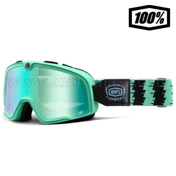 Gafas Cross 100% "Ornamental Conifer" Verdes.
