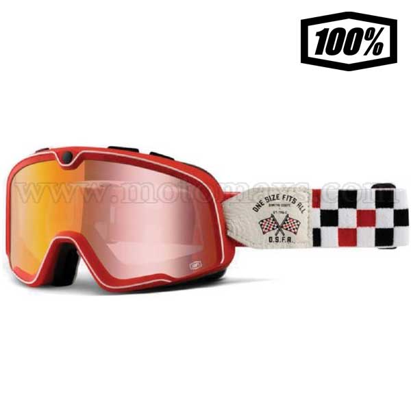 Gafas Cross 100% "Ornamental Conifer" Rojas.