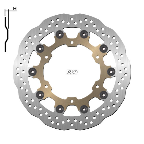 Disco Freno Del. Floreado Yamaha YZF-R (99-02)