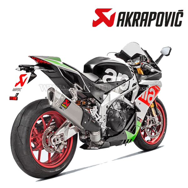 Escape Akrapovic Slip-On Line (Titanio) Aprilia RSV4 1000