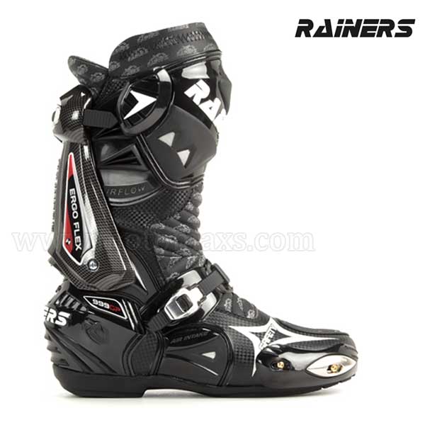 Botas Rainers "999 GP Carbono" Negras.