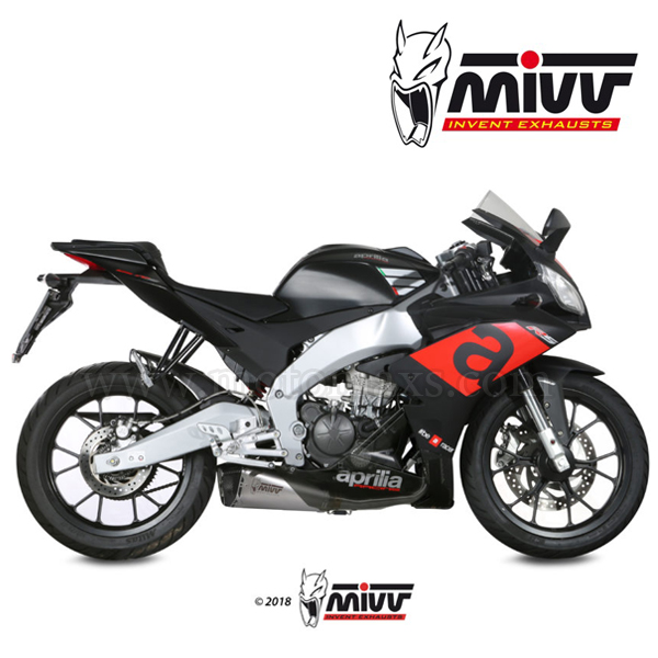 Escape MIVV "Delta Race" Slip-On (Acero) Aprilia RS 125