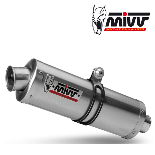 Escape MIVV "Oval" Slip-On (Acero) Yamaha YZF-R6 (HOM.)