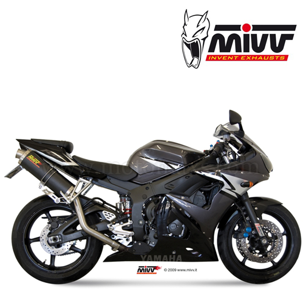 Escape MIVV "Oval" Slip-On (Carbono) Yamaha YZF-R6 (HOM.)
