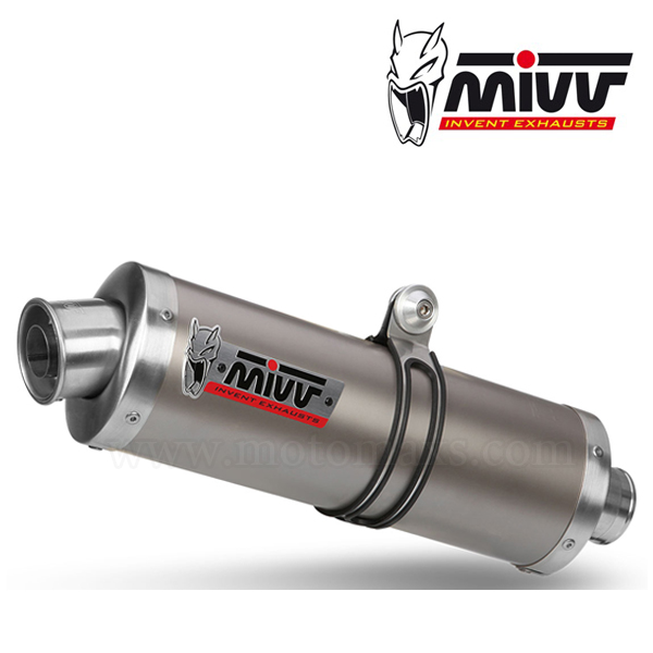 Escape MIVV "Oval" Slip-On (Titanio) Yamaha YZF-R6 (HOM.)