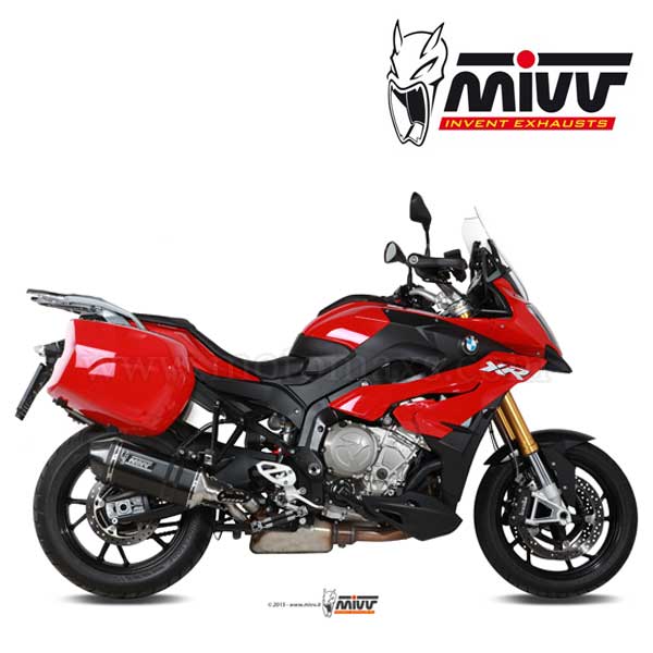 Escape MIVV "Speed Edge Black" Slip-On (Acero)BMW S1000 XR(HOM.)
