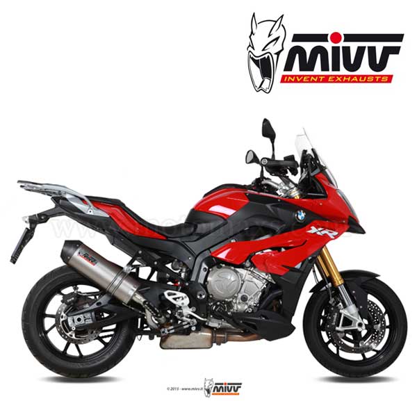 Escape Alto MIVV "Oval" Slip-On (Titanio) BMW S1000 XR (HOM.)