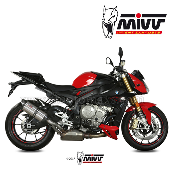 Escape MIVV "Suono" Slip-On (Acero) BMW S1000 R (HOM.)