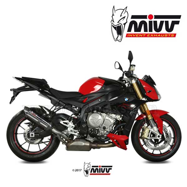 Escape MIVV "Suono Black" Slip-On (Acero) BMW S1000 R (HOM.)