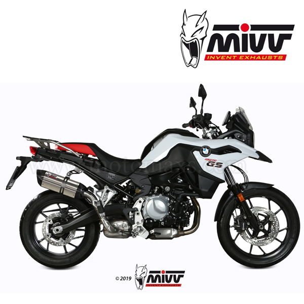 Escape MIVV "Suono" Slip-On (Acero) BMW F 750 GS (HOM.)
