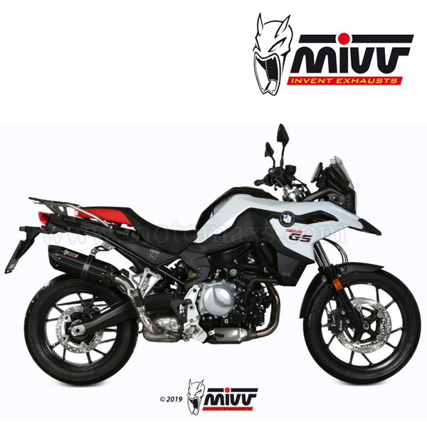 Escape MIVV "Suono Black" Slip-On (Acero) BMW F 750 GS (HOM.)