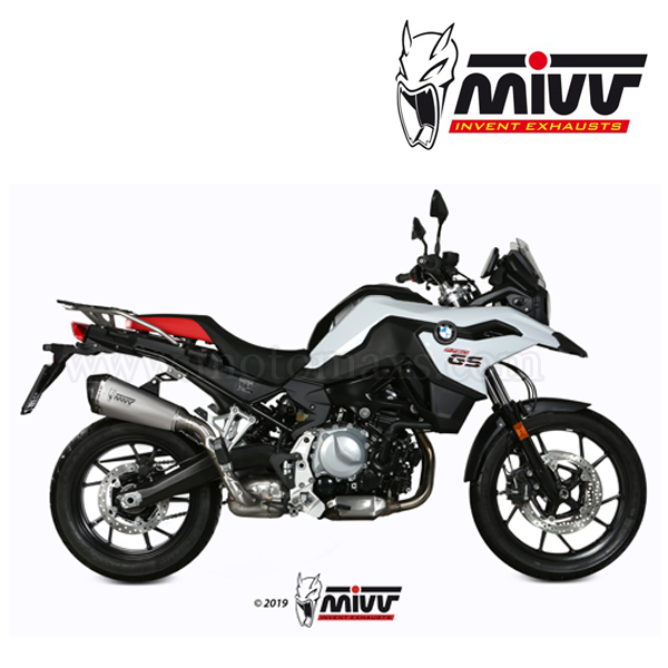Escape MIVV "Delta Race" Slip-On (Acero) BMW F 750 GS (HOM.)