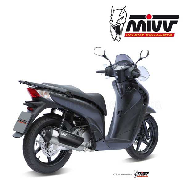 Escape Completo MIVV "Urban" (Acero) Honda SH 125