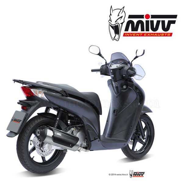 Escape Completo MIVV "Urban" (Acero) Honda SH 125 (HOMOLOGADO)