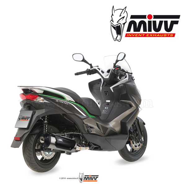 Escape Completo MIVV "Urban" (Acero) Kawasaki J-300 (HOM.)