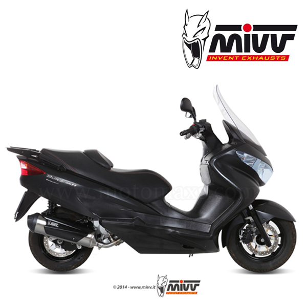 Escape Completo MIVV "Urban" (Acero) Suzuki Burgman 200