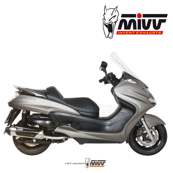 Escape Completo MIVV "Urban" (Acero) Yamaha Majesty 400