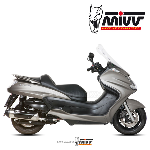 Escape Completo MIVV "Urban" (Acero) Yamaha Majesty 400 (HOM.)
