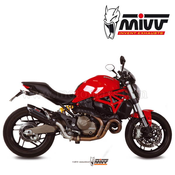 Escape MIVV "Suono Black" Slip-On (Acero) Monster 821 (HOM.)