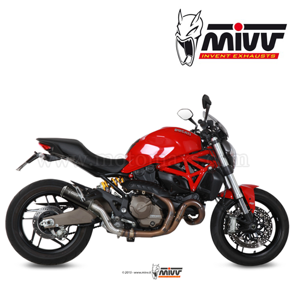 Escape MIVV "MK3 Black" Slip-On (Acero) Ducati Monster 821