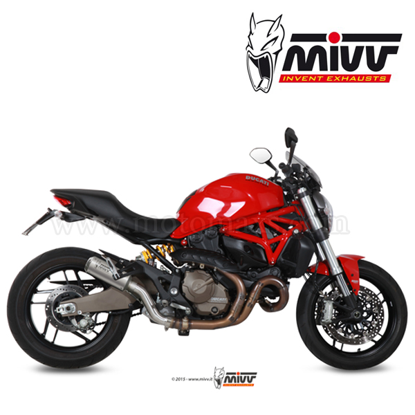 Escape MIVV "MK3" Slip-On (Acero) Ducati Monster 821