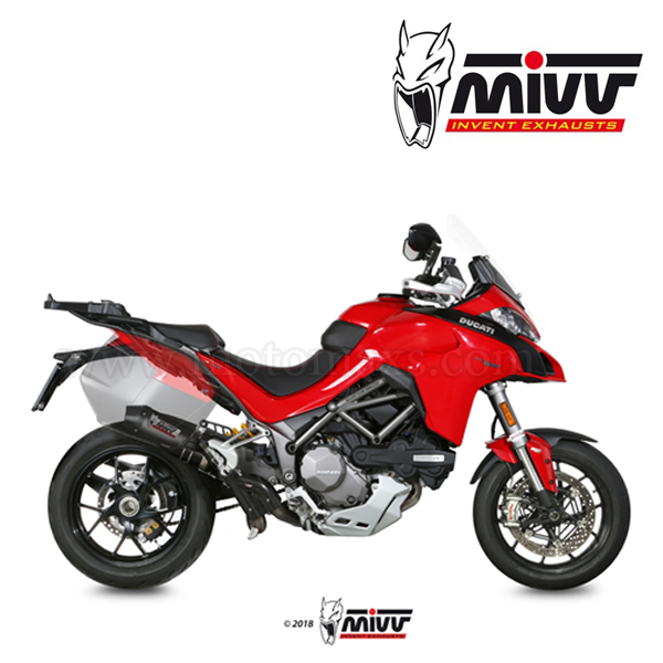 Escape MIVV "Oval" Slip-On (Carbono) Ducati Multistrada 1260