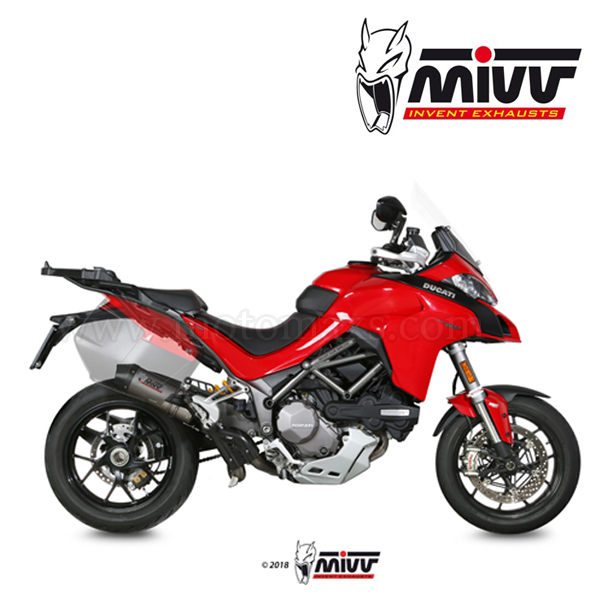 Escape MIVV "Oval" Slip-On (Titanio) Ducati Multistrada 1260