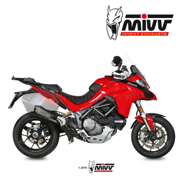 Escape MIVV "Delta Race" Slip-On (Acero) Ducati Multistrada 1260
