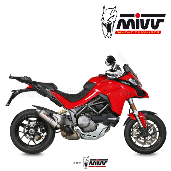 Escape MIVV "Oval" Slip-On (Titanio) Multistrada 1260 (HOM.)