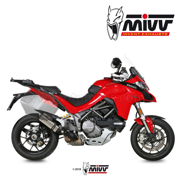 Escape MIVV "Suono" Slip-On (Acero) Multistrada 1260 (HOM.)