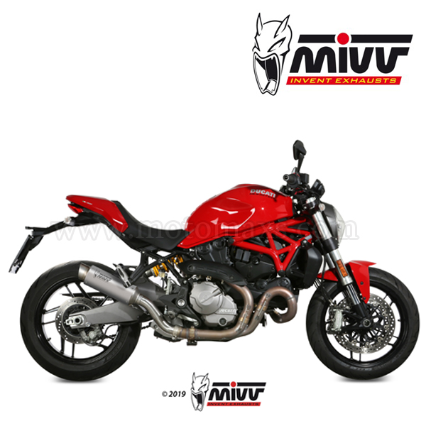 Escape MIVV "GP PRO" Slip-On (Titanio) Monster 1200 (HOM.)