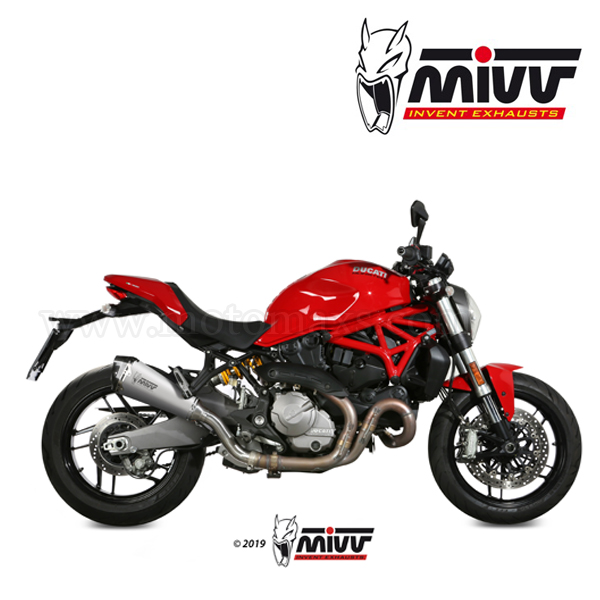 Escape MIVV "Delta Race" Slip-On (Acero) Monster 1200 (HOM.)