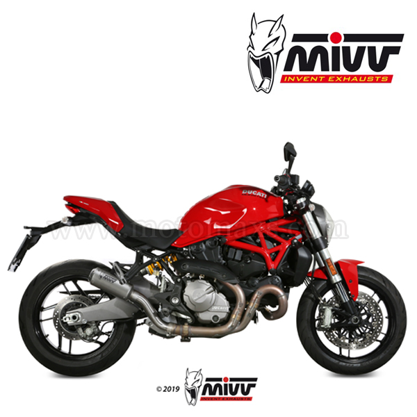 Escape MIVV "MK3" Slip-On (Acero) Ducati Monster 1200