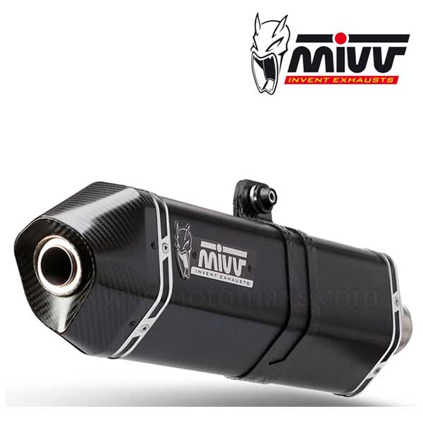 Escape MIVV "Speed Edge Black" Slip-On (Acero)Integra 750(HOM.)