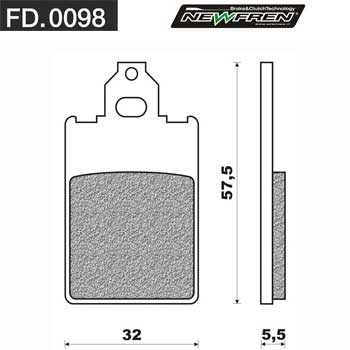 Pastillas Freno Newfren FD0098