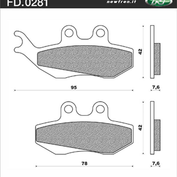 Pastillas Freno Newfren FD.0281