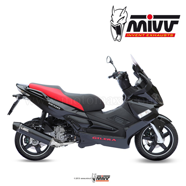 Escape Completo MIVV "Stronger Black" (Acero) Sportcity 125