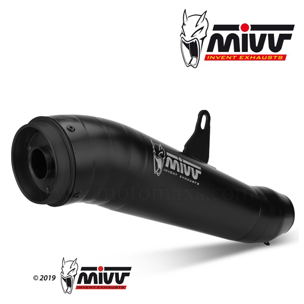 Escape MIVV "Ghibli Black" Slip-On (Acero) Honda CBR600F (HOM.)