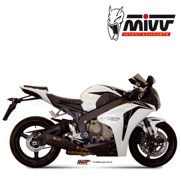 Escape MIVV "Suono Black" Slip-On (Acero) Honda CBR1000RR (HOM.)