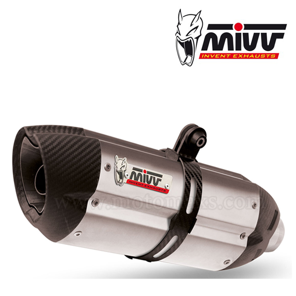 Escape MIVV "Suono" Slip-On (Acero) Honda Integra 750 (HOM.)