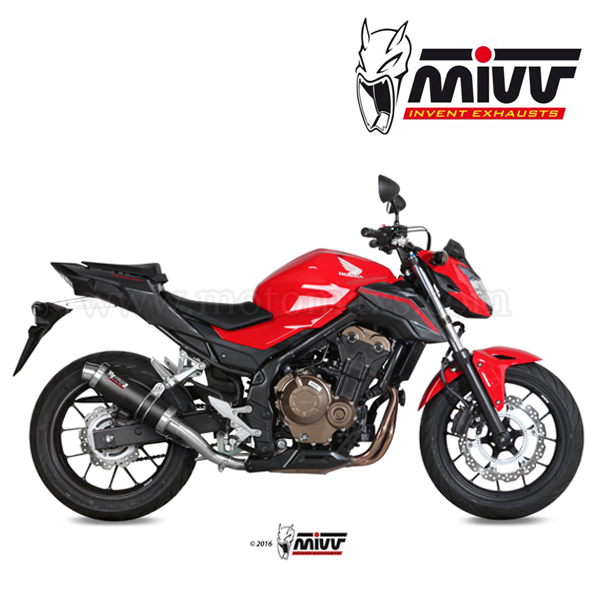 Escape MIVV "GP" Slip-On (Carbono) Honda CB 500 F (HOM.)