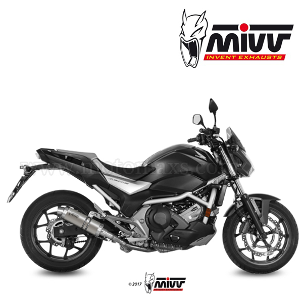 Escape MIVV "GP" Slip-On (Titanio) Honda Integra 750 (HOM.)