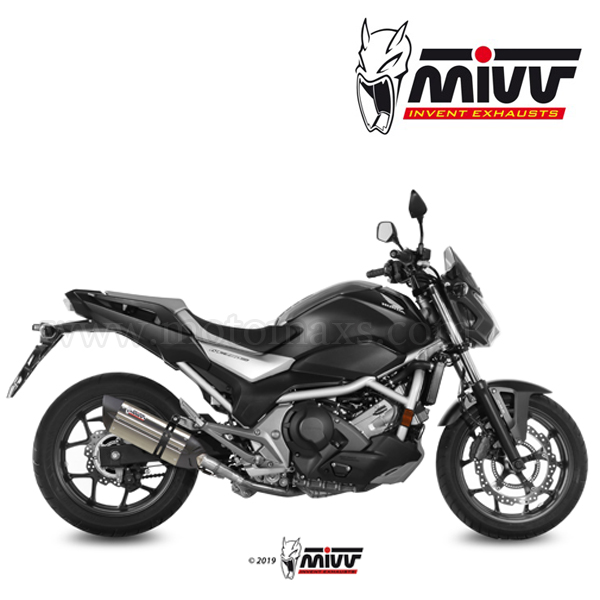 Escape MIVV "Suono" Slip-On (Acero) Honda Integra 750 (HOM.)