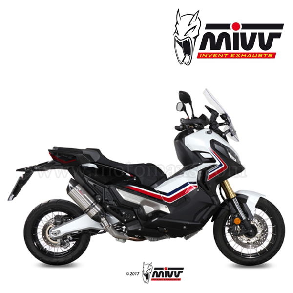 Escape MIVV "Suono" Slip-On (Acero) X-ADV 750 (HOM.)