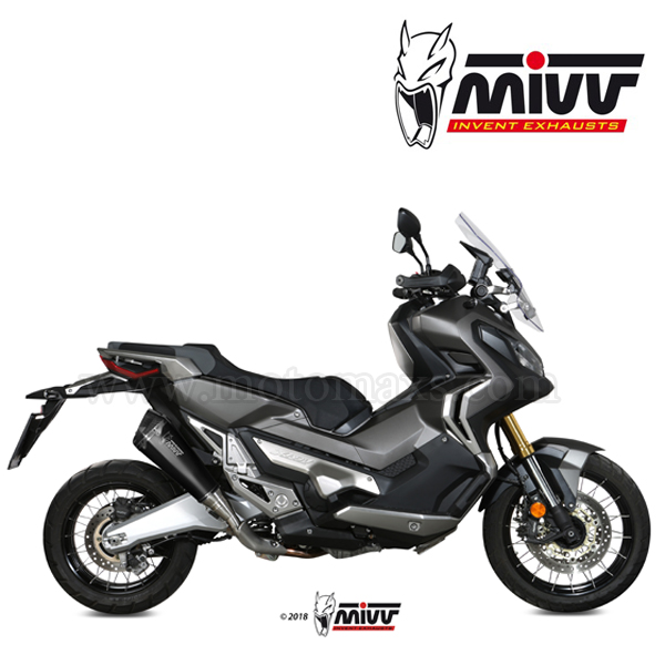 Escape MIVV "Delta Race Black" Slip-On (Acero) X-ADV 750 (HOM.)